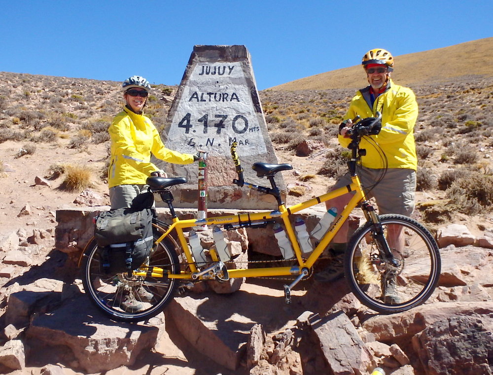 Dennis and Terry Struck at Cuesta de Lipan (4170m/13,681').